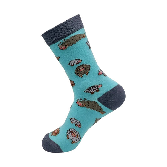 Eco Chic Eco-Friendly Bamboo Socks Cute Sheep