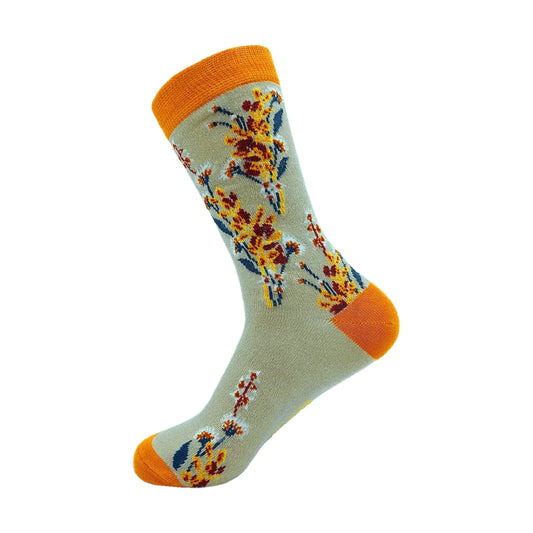 Eco Chic Eco-Friendly Bamboo Socks Flowers