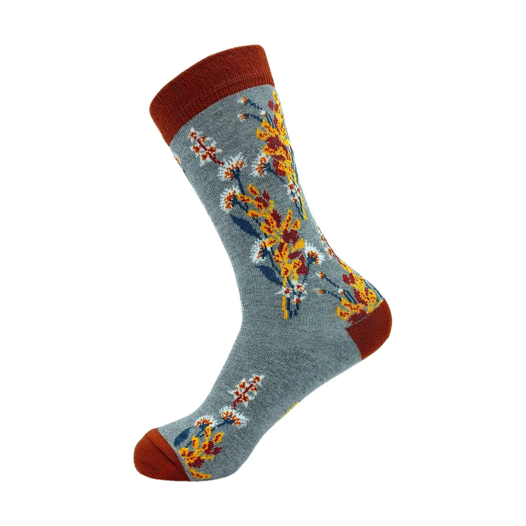 Eco Chic Eco-Friendly Bamboo Socks Flowers