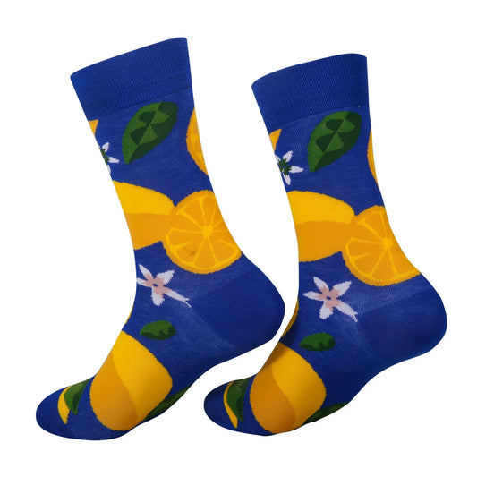 Eco Chic Eco-Friendly Socks Blue Lemon