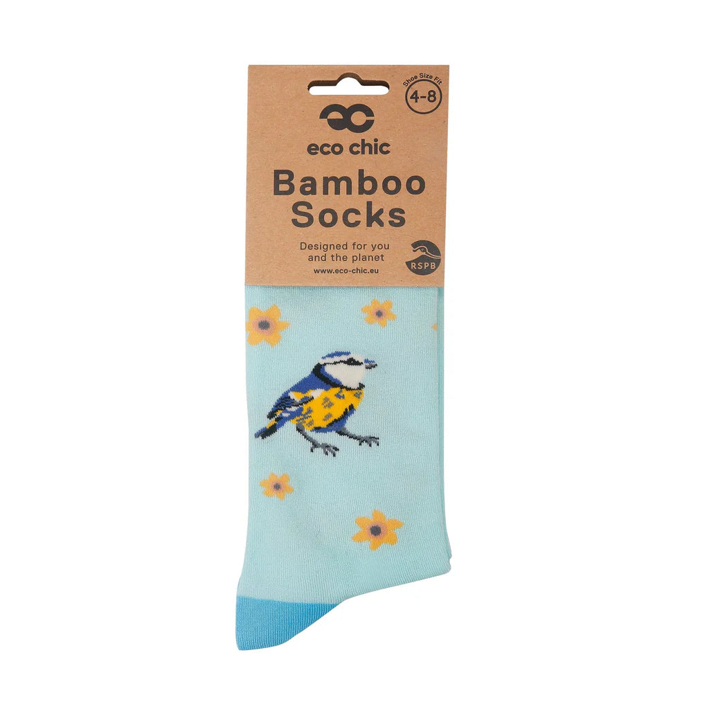 Eco Chic Eco-Friendly RSPB Birds Bamboo Socks