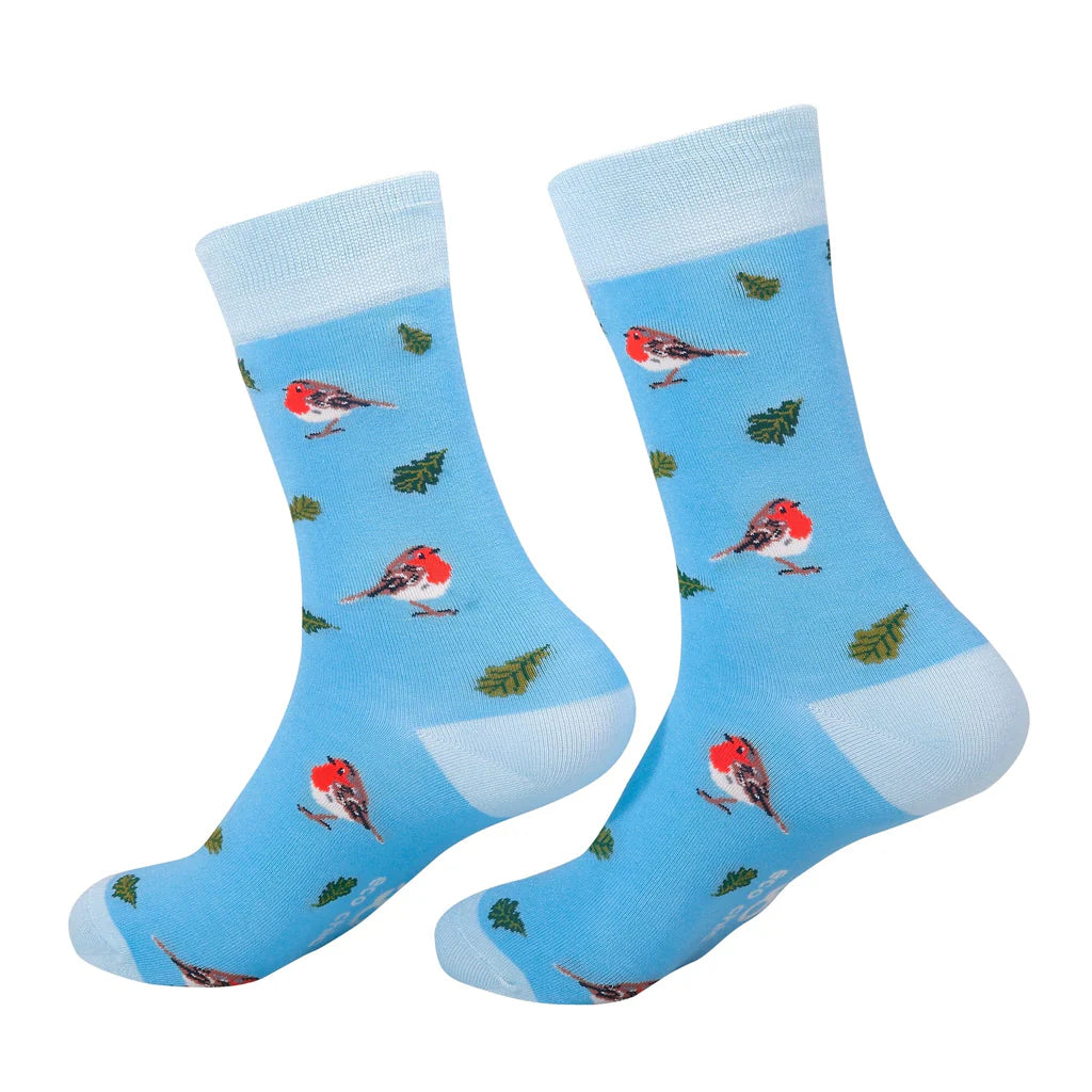 Eco Chic Eco-Friendly RSPB Birds Bamboo Socks