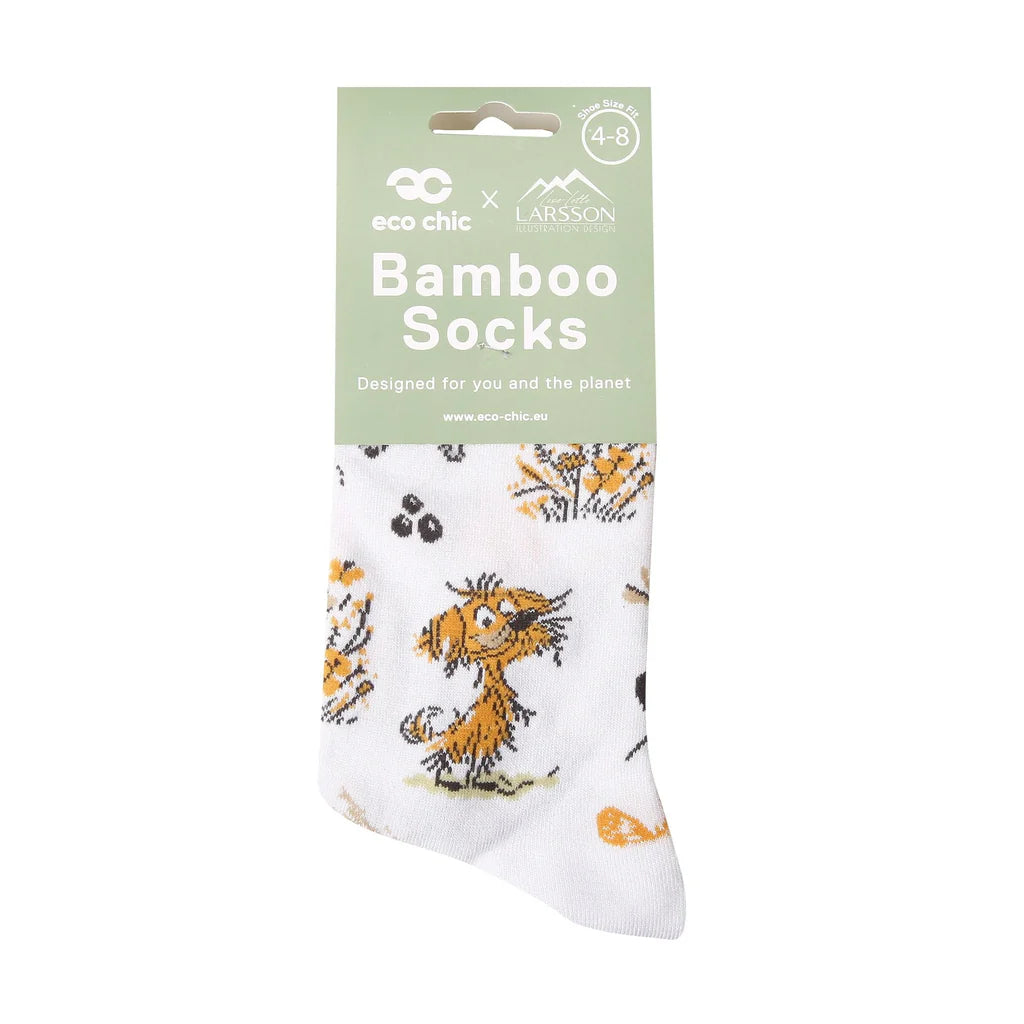 Eco Chic Eco-Friendly Whimsy Dogs Bamboo Socks