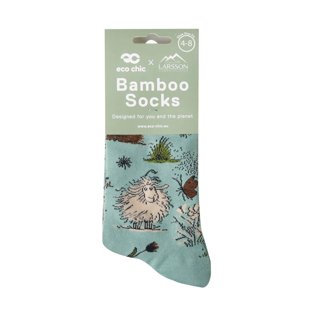 Eco Chic Eco-Friendly Whimsy Sheep Bamboo Socks