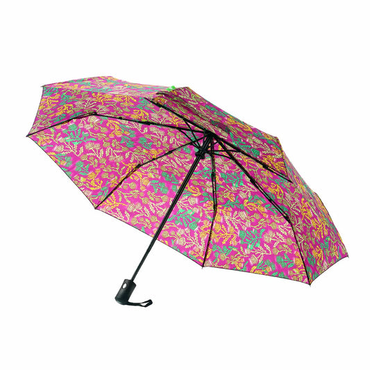 Eco Chic Foldable Mini Umbrella Thistle Purple