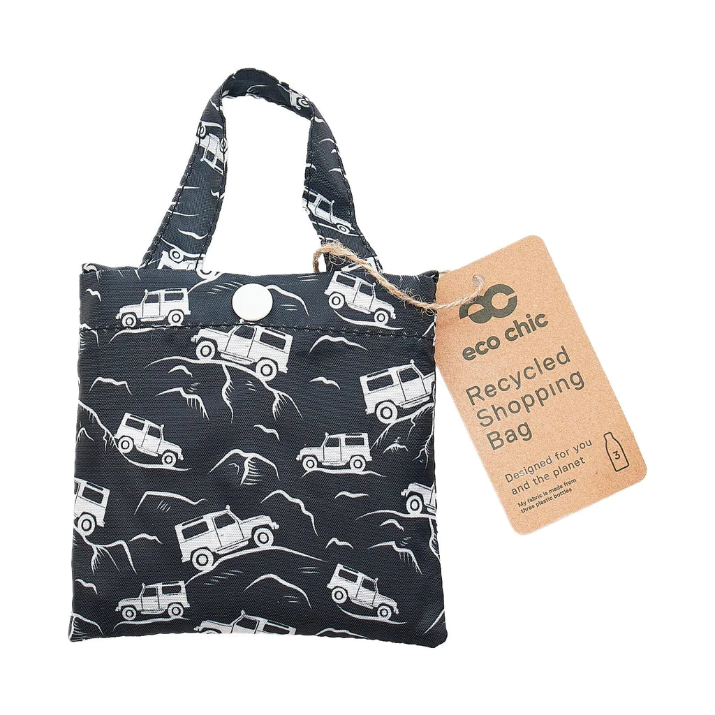 Eco Chic Lightweight Foldable Reusable Landrover Shopping Bag