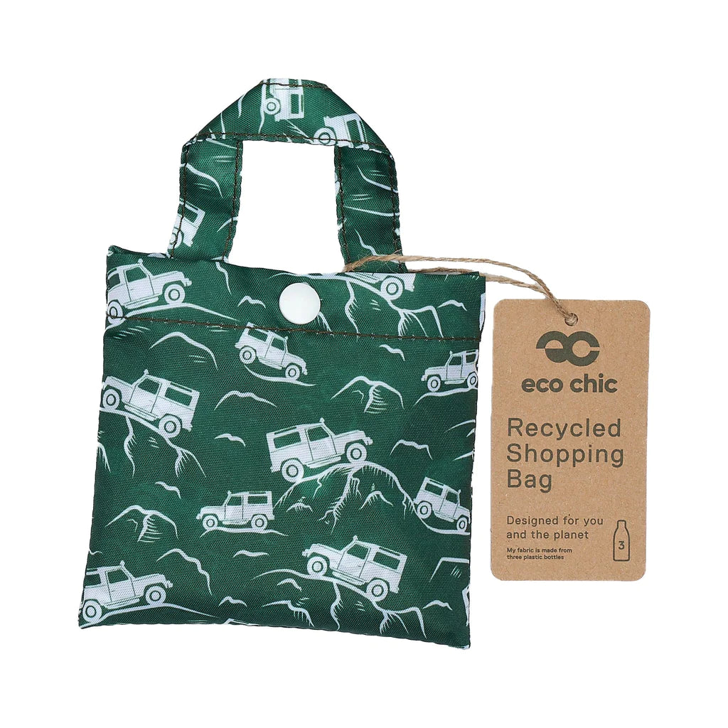 Eco Chic Lightweight Foldable Reusable Landrover Shopping Bag