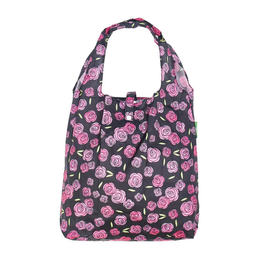 Eco Chic Lightweight Foldable Reusable Shopping Bag Mackintosh Rose