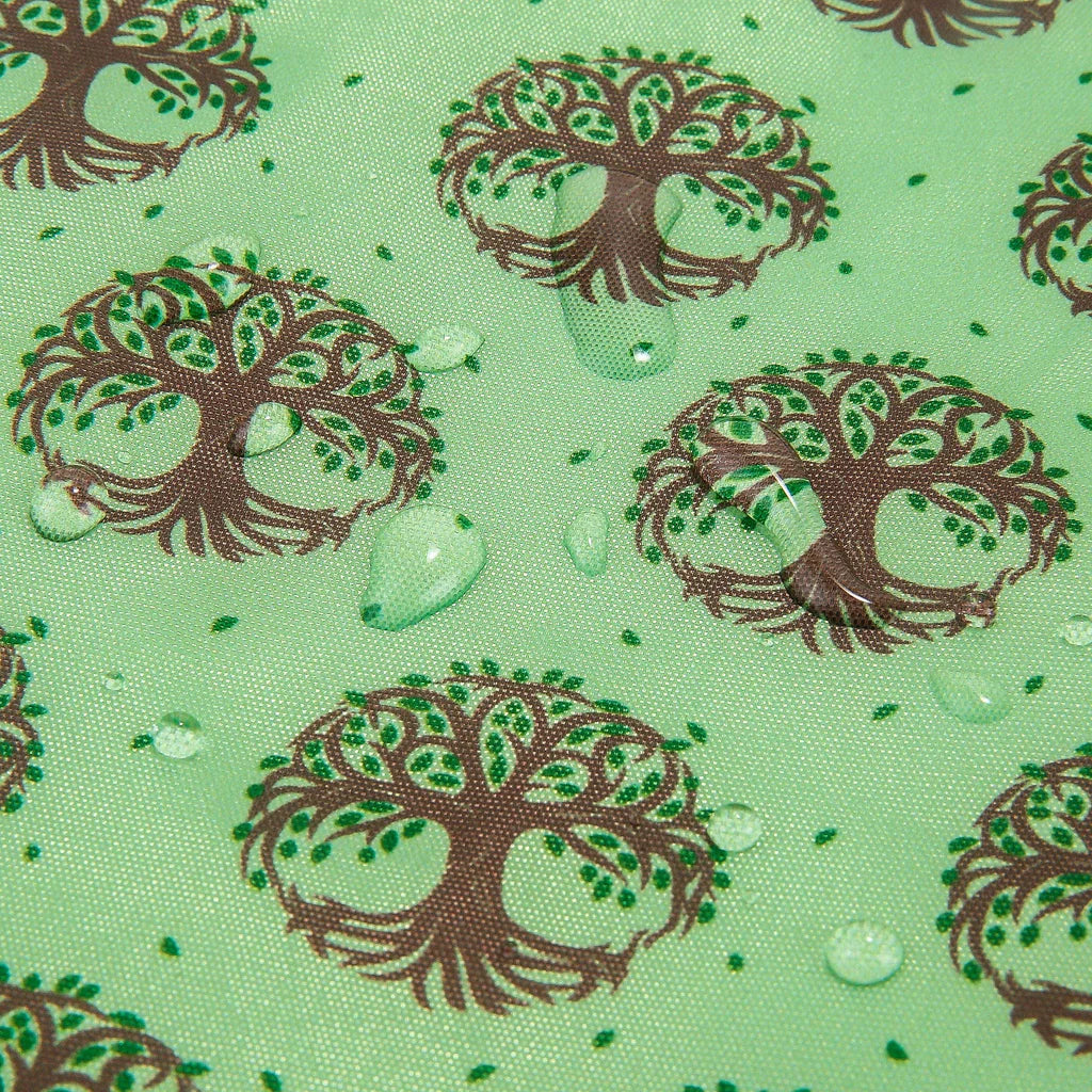 Eco Chic Lightweight Foldable Reusable Green New Tree of Life Shopping Bag