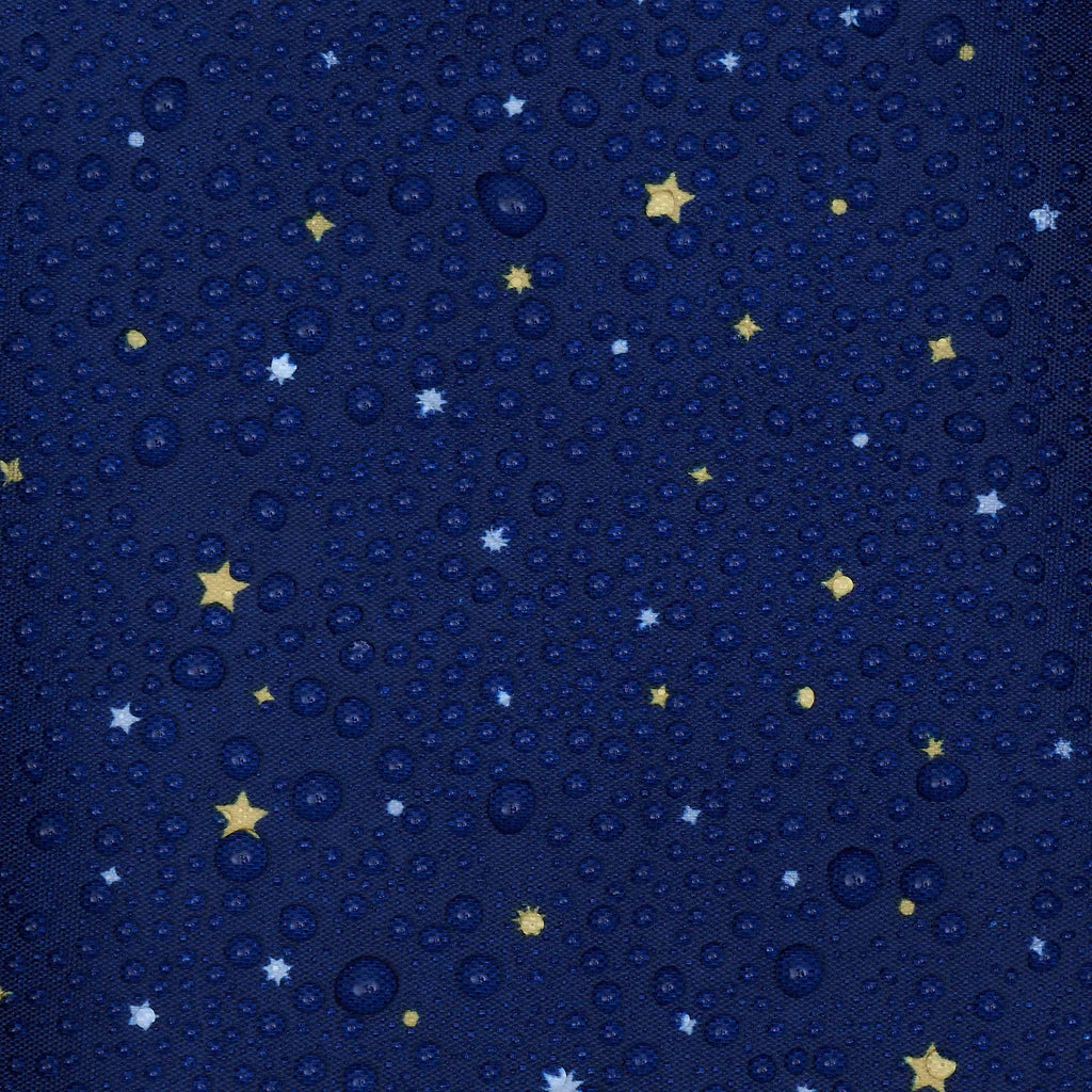 Eco Chic Lightweight Foldable Reusable Navy Stars & Moons Shopping Bag