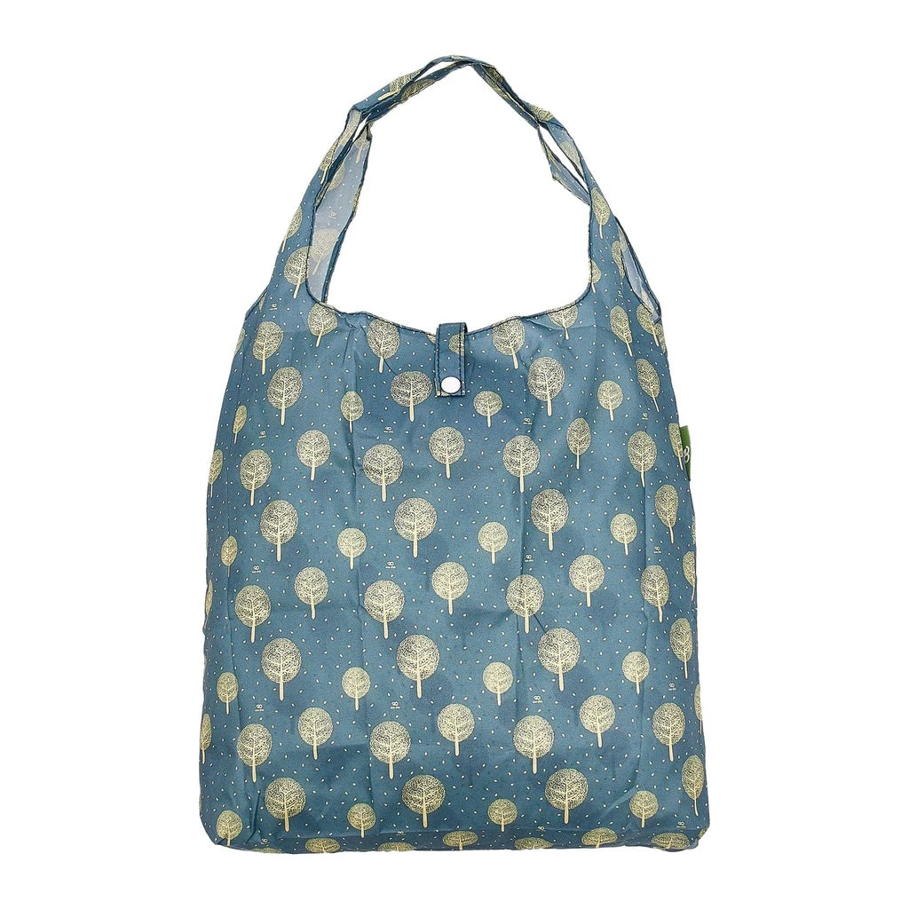 Eco Chic Lightweight Foldable Reusable Shopping Bag Tree of Life