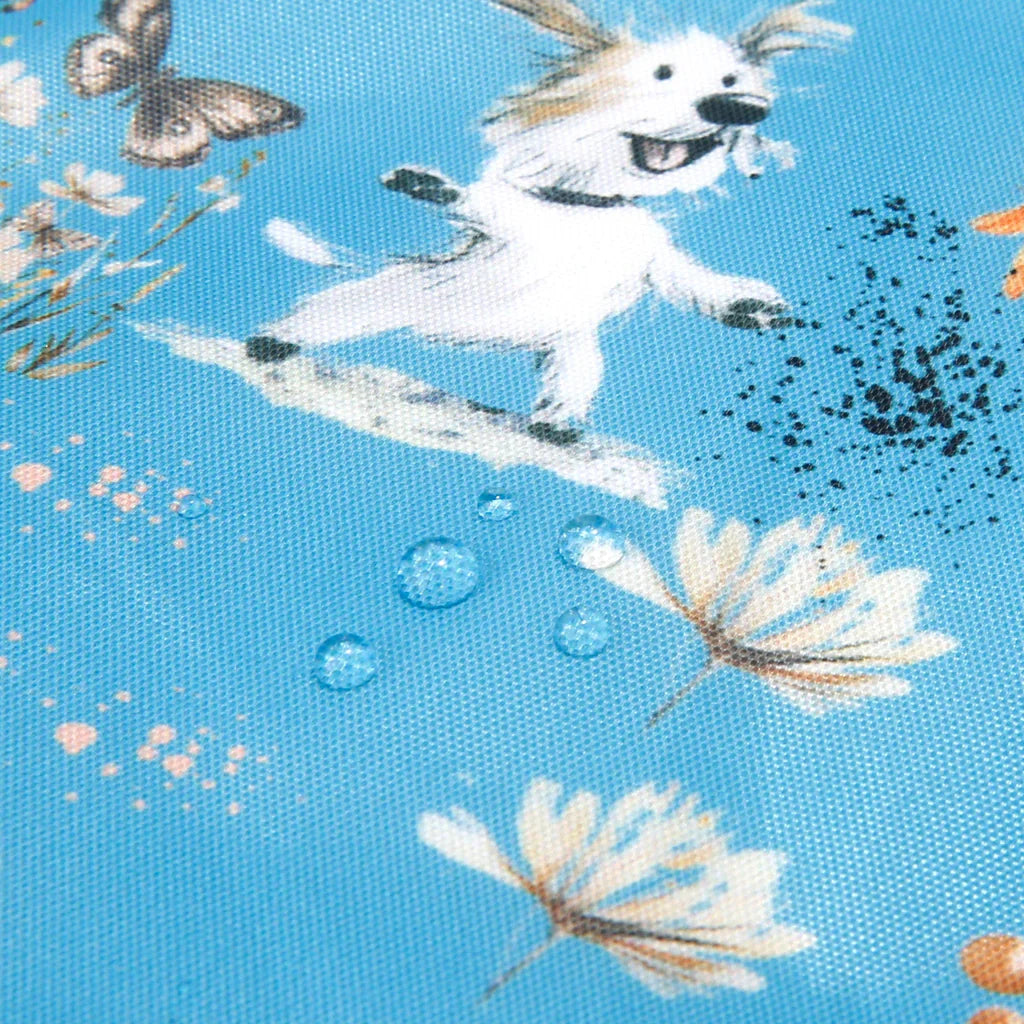 Eco Chic Lightweight Foldable Reusable Whimsy Dogs Shopping Bag