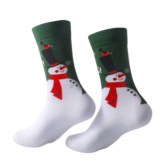 Eco Chic Eco-Friendly Snowman Bamboo Socks