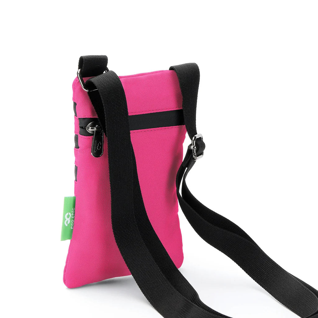 Eco Chic Recycled Canvas Crossbody Phone Bag