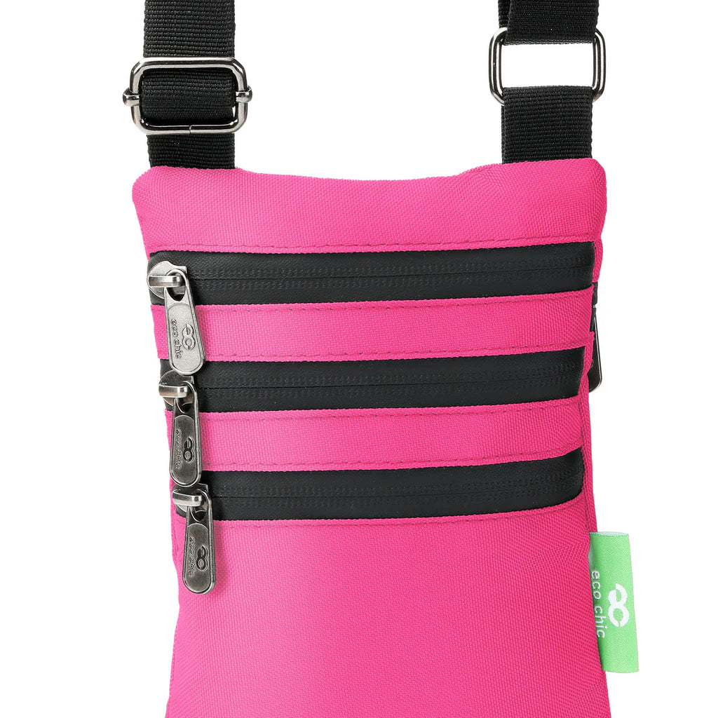 Eco Chic Recycled Canvas Crossbody Phone Bag