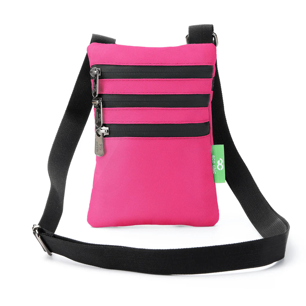 Eco Chic Recycled Canvas Crossbody Phone Bag