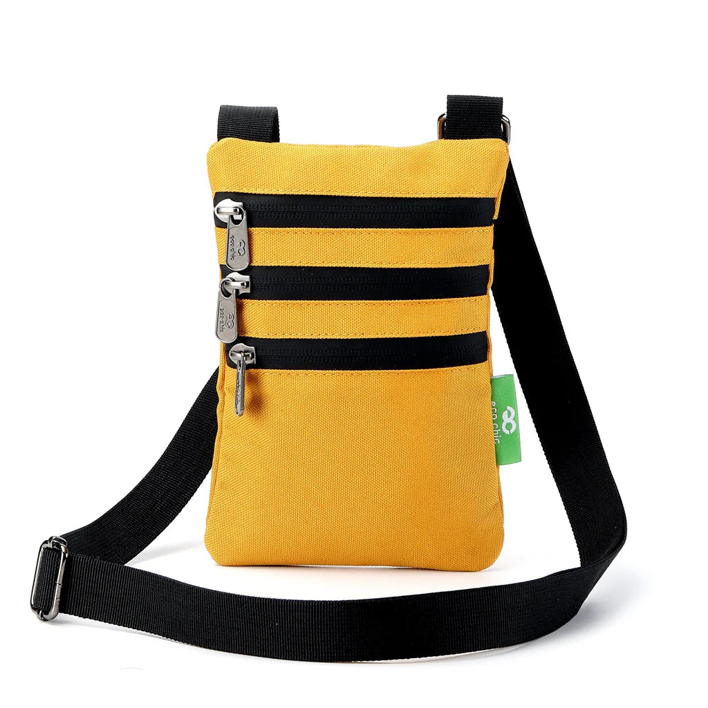 Eco Chic Recycled Canvas Crossbody Phone Bag