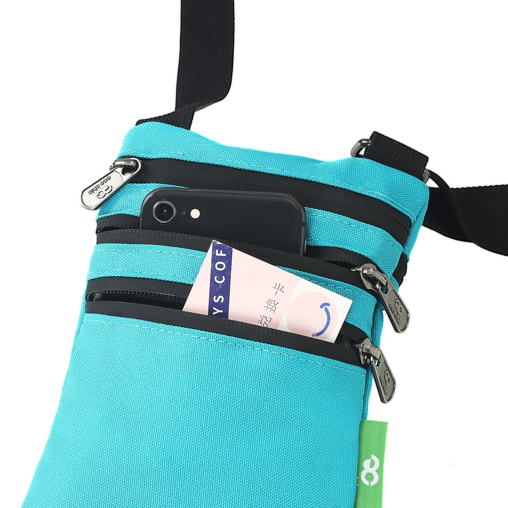 Eco Chic Recycled Canvas Crossbody Phone Bag