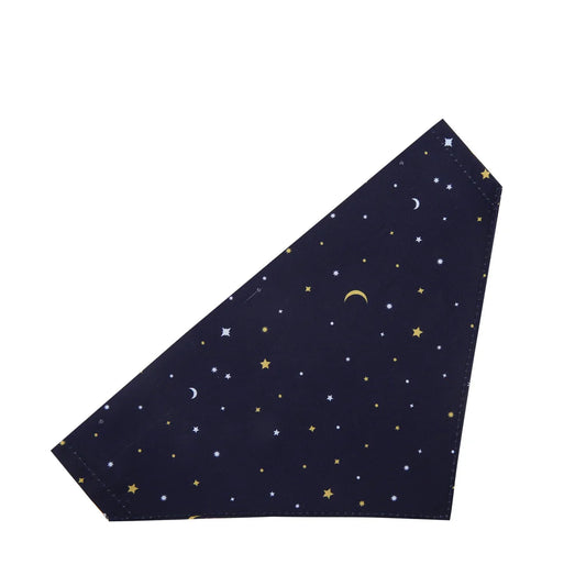 Eco Chic Navy Stars & Moons Dog Bandana