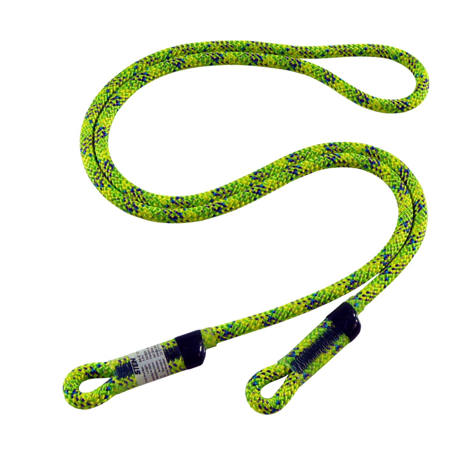 STEIN Work Positioning SCE 3m Lanyard 11mm - YELLOW - No Hardware EN354:2010