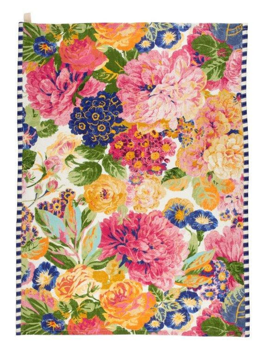 Sanderson Very Rose & Peony Tea Towel