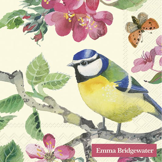 Copy of Emma Bridgewater Blossom and Bird Cream Cocktail Napkins