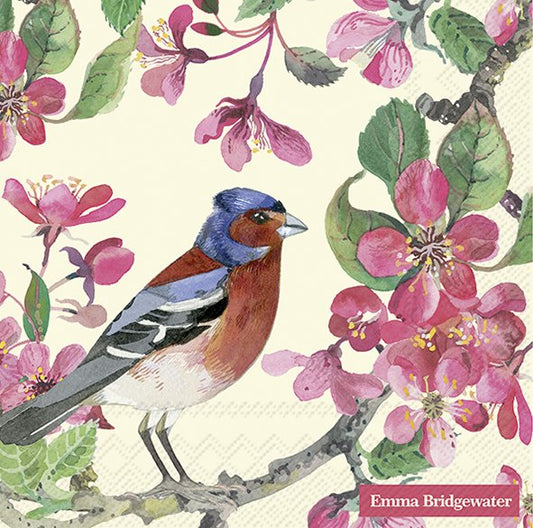 Emma Bridgewater Blossom and Bird Cream Lunch Napkins