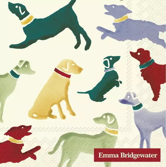 Emma Bridgewater Polka Dogs Cream Cocktail Napkins