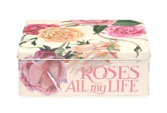 Emma Bridgewater Rose & Pink Toast Deep Rectangular Tin