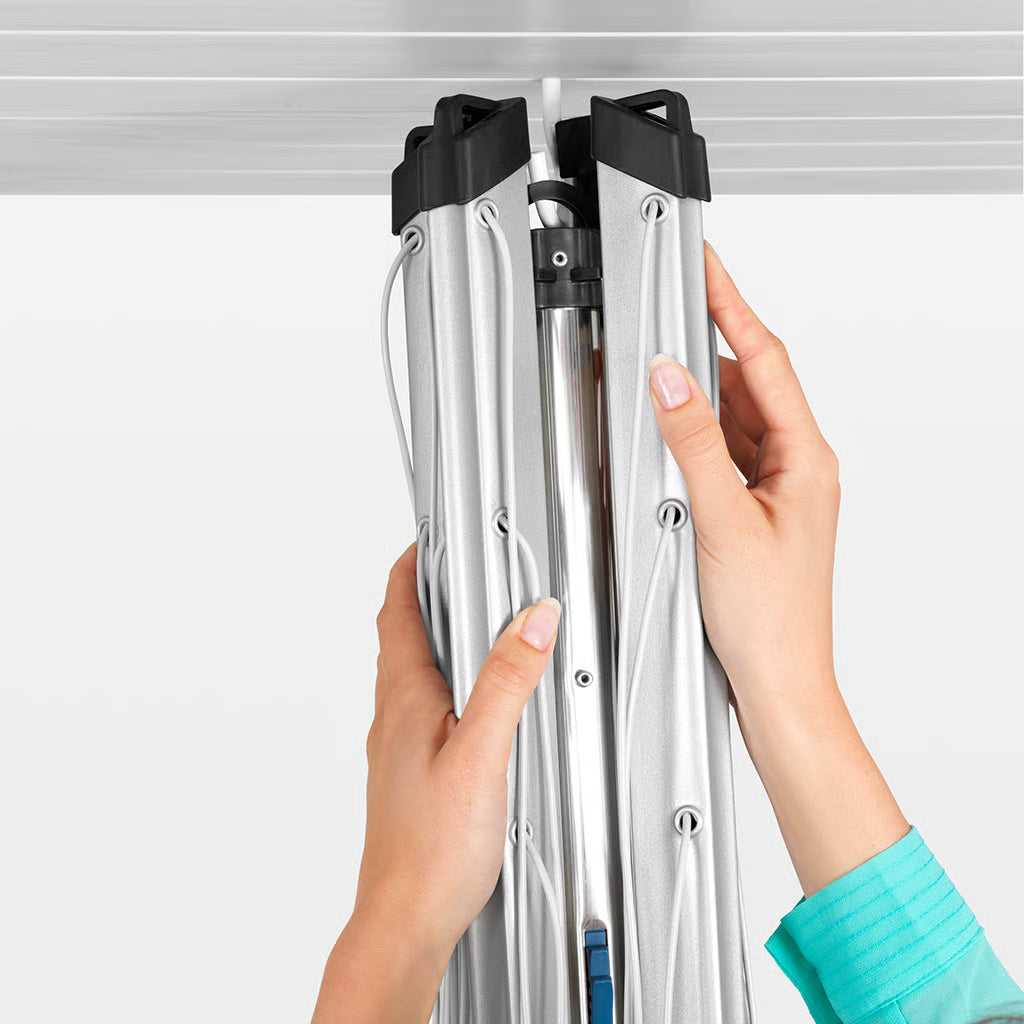 Brabantia Essentials 30m Outdoor Rotary Airer with Ground Tube