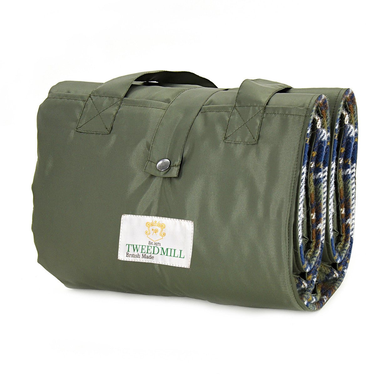 Tweedmill Tartan Blue Dress Stewart Olive Eventer Picnic Rug