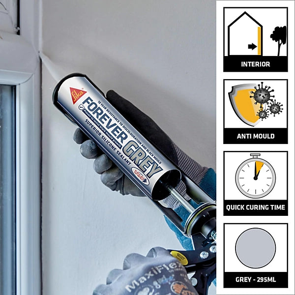 Everbuild Forever Grey Sealant 295ml