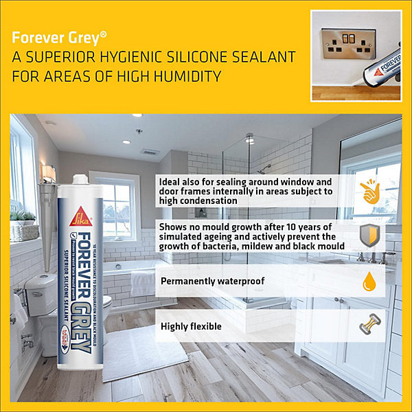Everbuild Forever Grey Sealant 295ml
