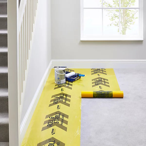 Everbuild Roll & Stroll Premium Carpet Protector 600mm x 25m 