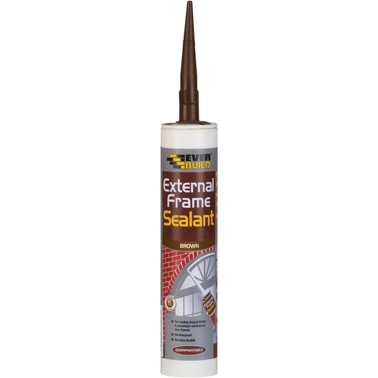 Everbuild External Frame Acrylic Sealant Brown 290ml