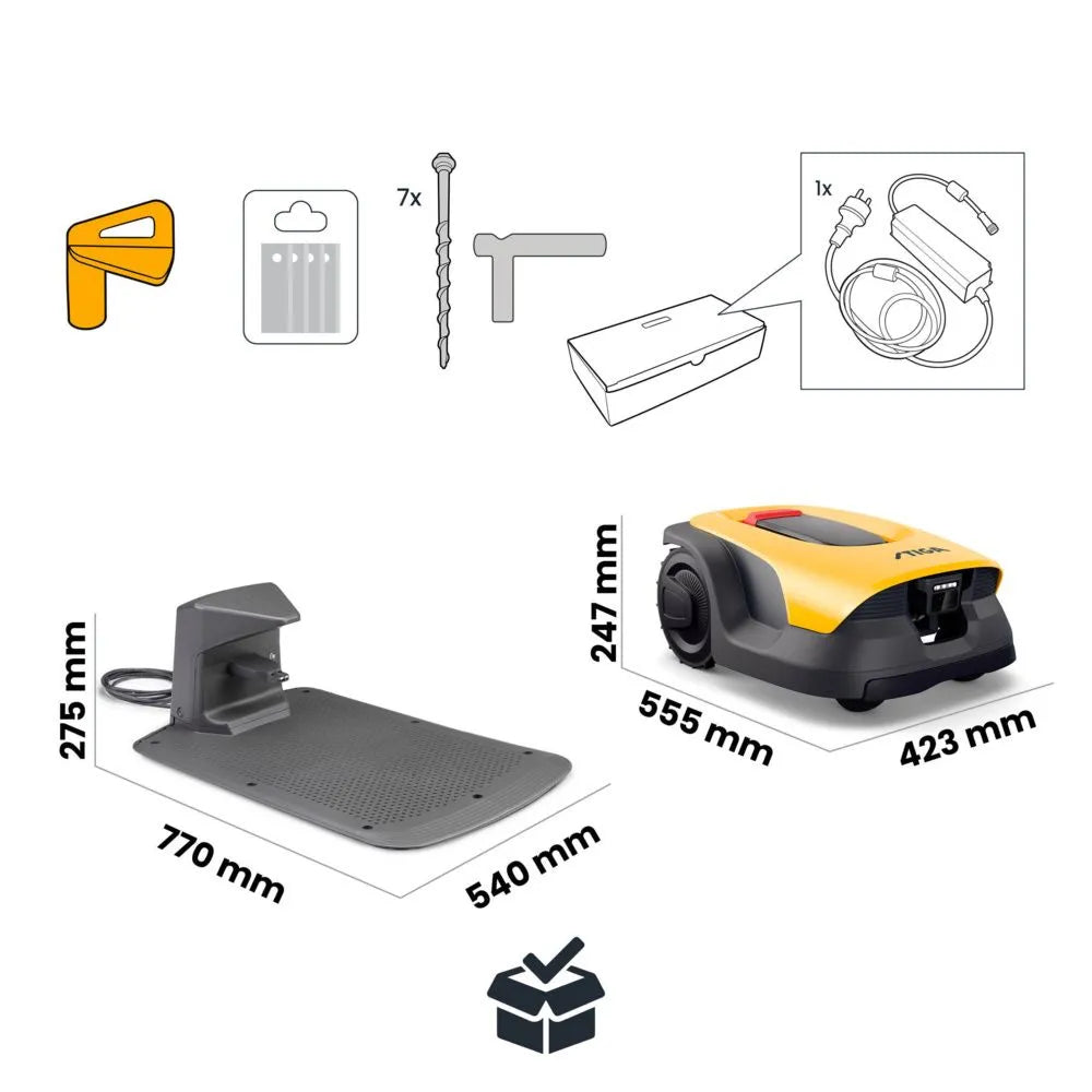 STIGA A 6V Automatic Robot Lawn Mower