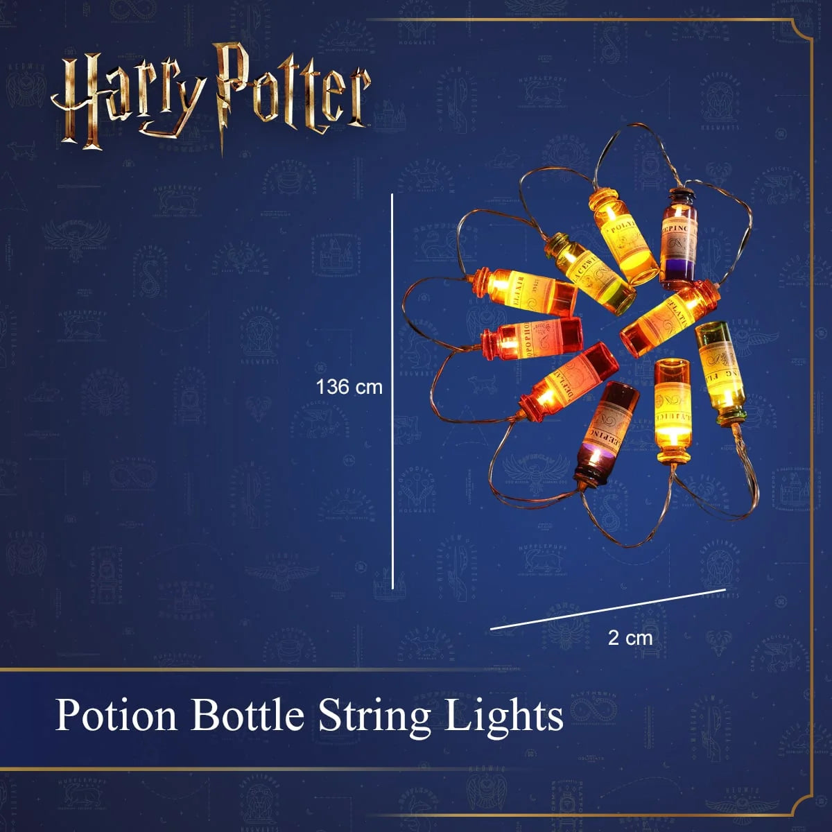 NOMA Harry Potter Slughorn potion collection LED string lights for indoor decoration