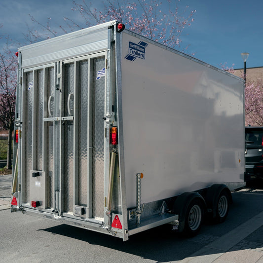 Ifor Williams BV126 Twin-Axle Braked Box Van Trailer with 7ft Headroom