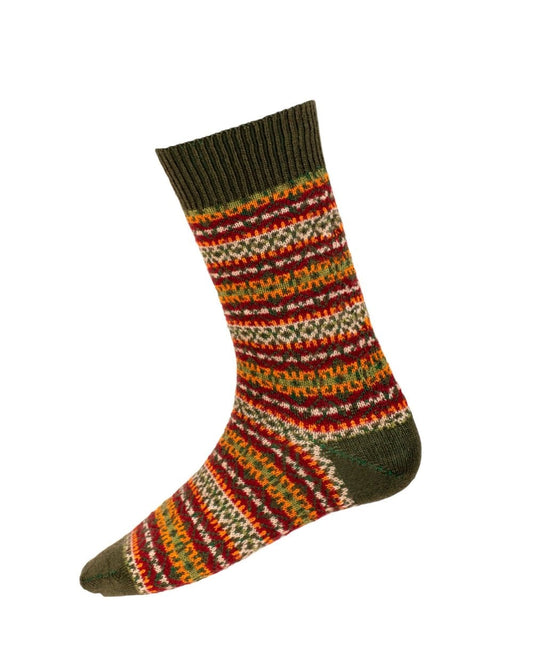 House of Cheviot Fairisle Socks