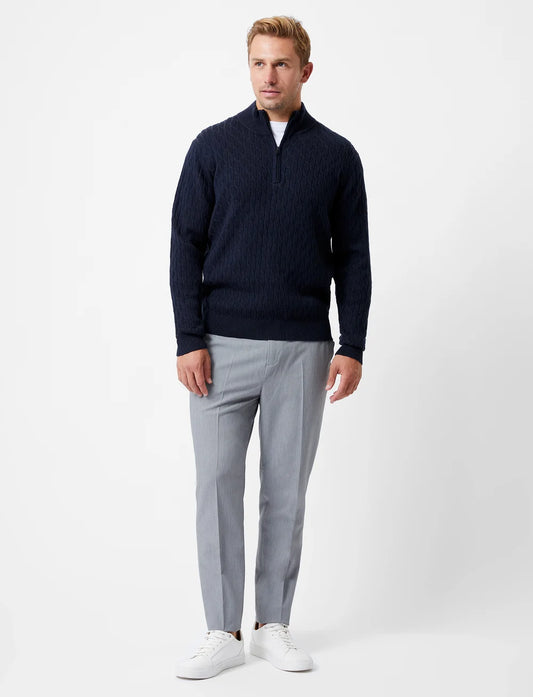French Connection Cable 1/2 Zip Jumper