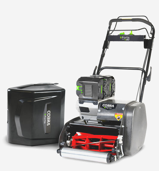 Cobra Fortis 14E Cordless Cylinder Mower 35cm