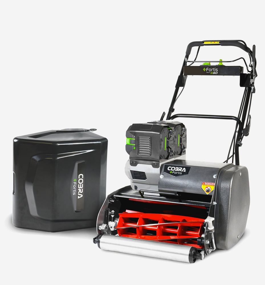 Cobra Fortis 17E Cordless Cylinder Mower 43cm