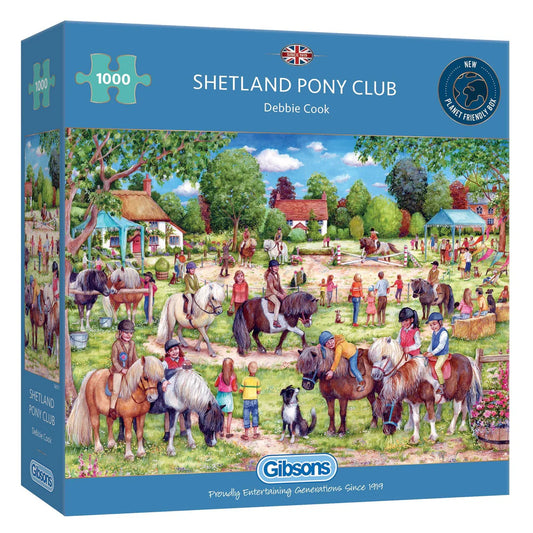 Gibsons Shetland Pony Club 1000 Piece Jigsaw Puzzle