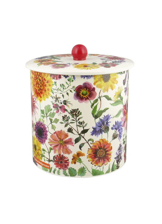 Emma Bridgewater Garden Flowers Tin Biscuit Barrel