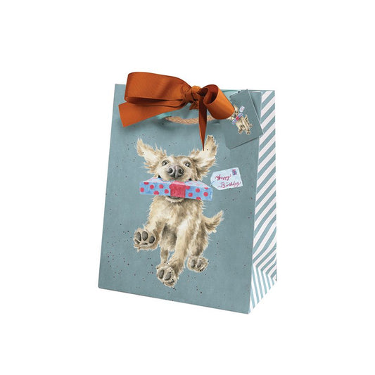 Wrendale Special Delivery Golden Retriever Medium Gift Bag