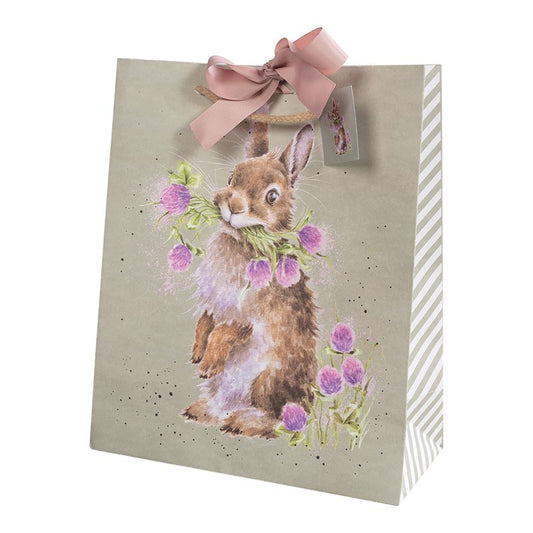 Wrendale Head Clover Heels Rabbit Large Gift Bag