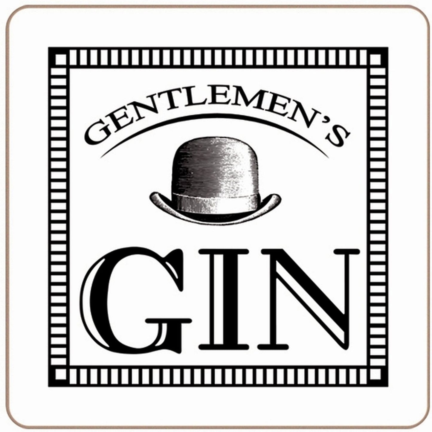 Tradestock Gents Gin Coaster