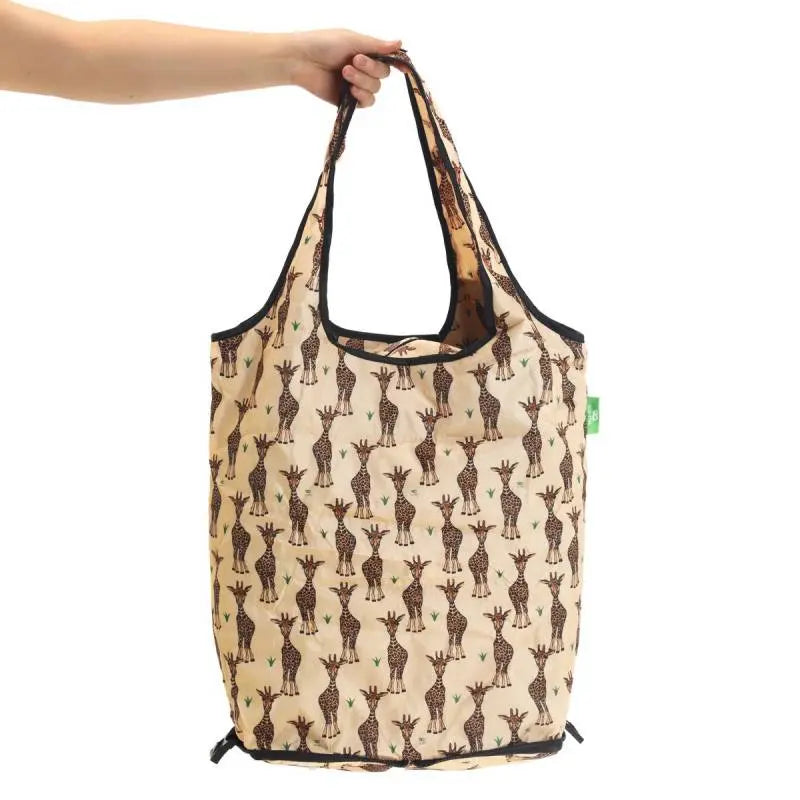 Eco Chic Removable Giraffe Trolley Shopping Bag
