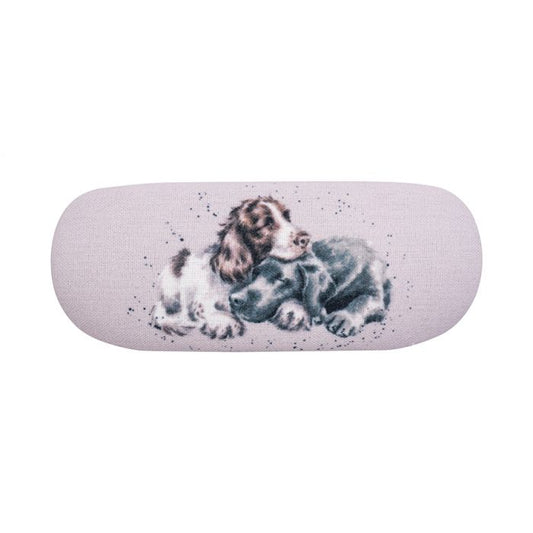 Wrendale Growing Old Together Spaniel and Labrador Glasses Case