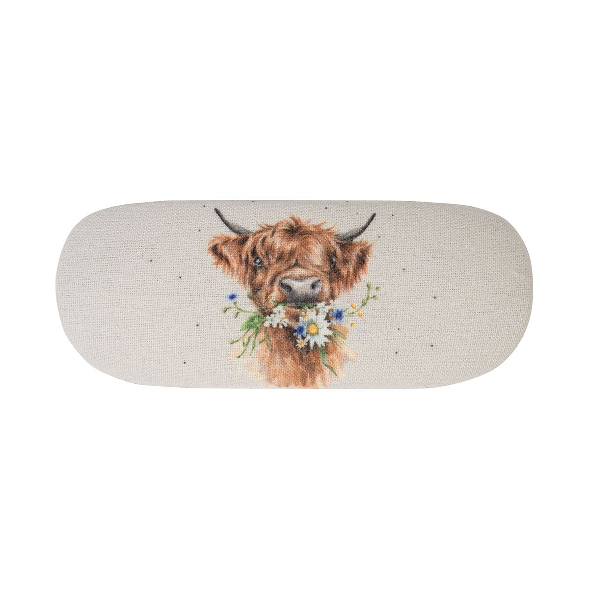Wrendale Just for Moo Highland Cow Glasses Case